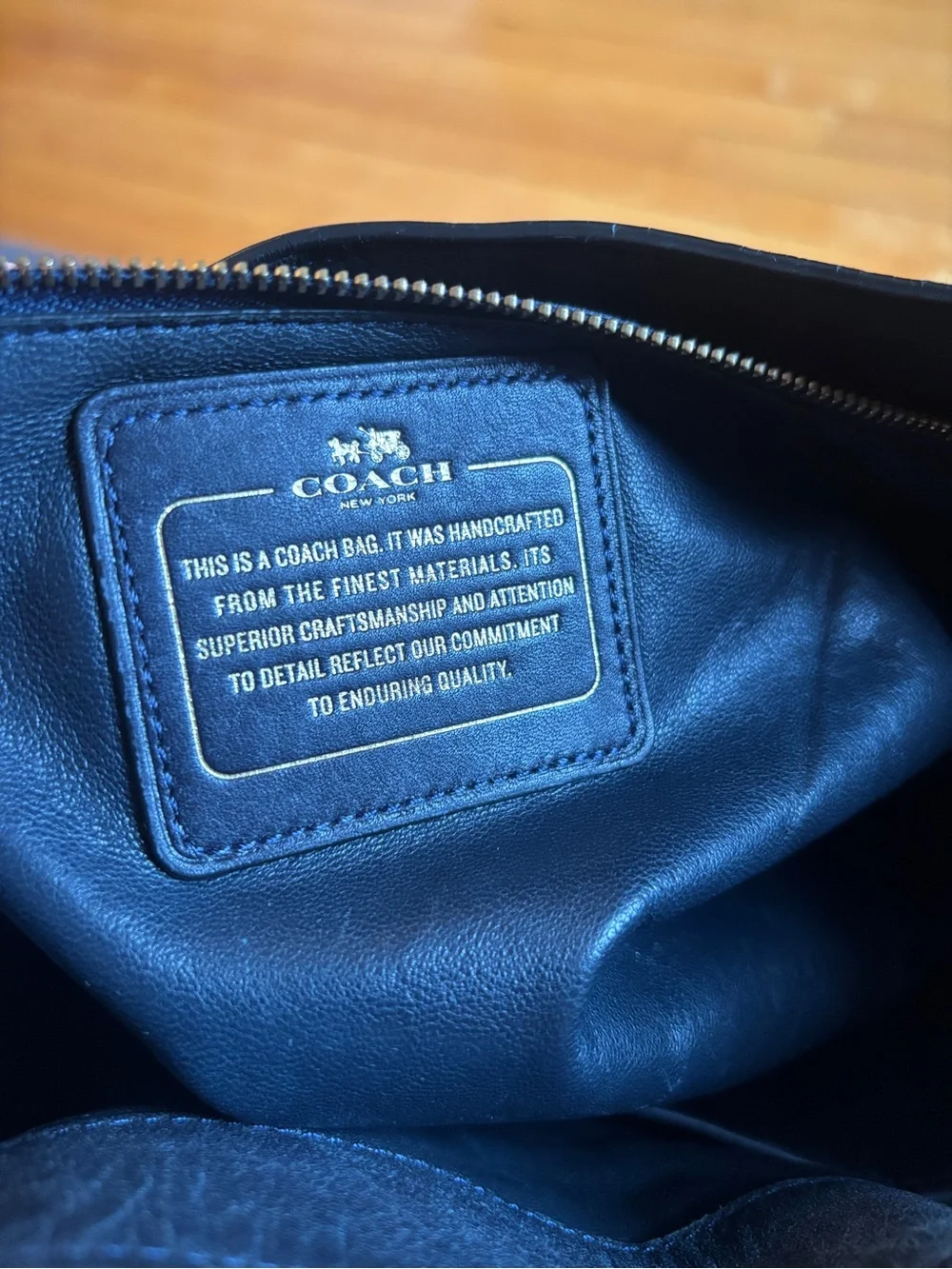 EUC Vintage COACH Nomad Hobo Bag | Black Glove-tanned Leather *READ: STRAP FLAW*